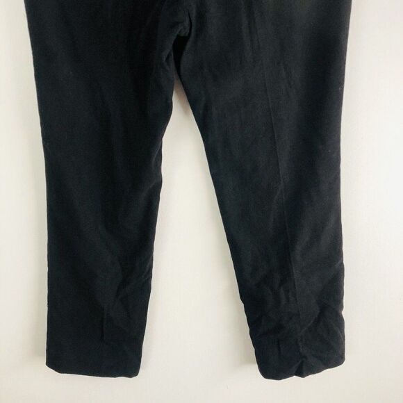Anthropologie Elevenses Size 6 Black Slim Business Casual Crop Pant - Picture 6 of 12